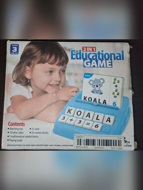 Lot Of 2 Kids Educational Gamel/ Flash Cards